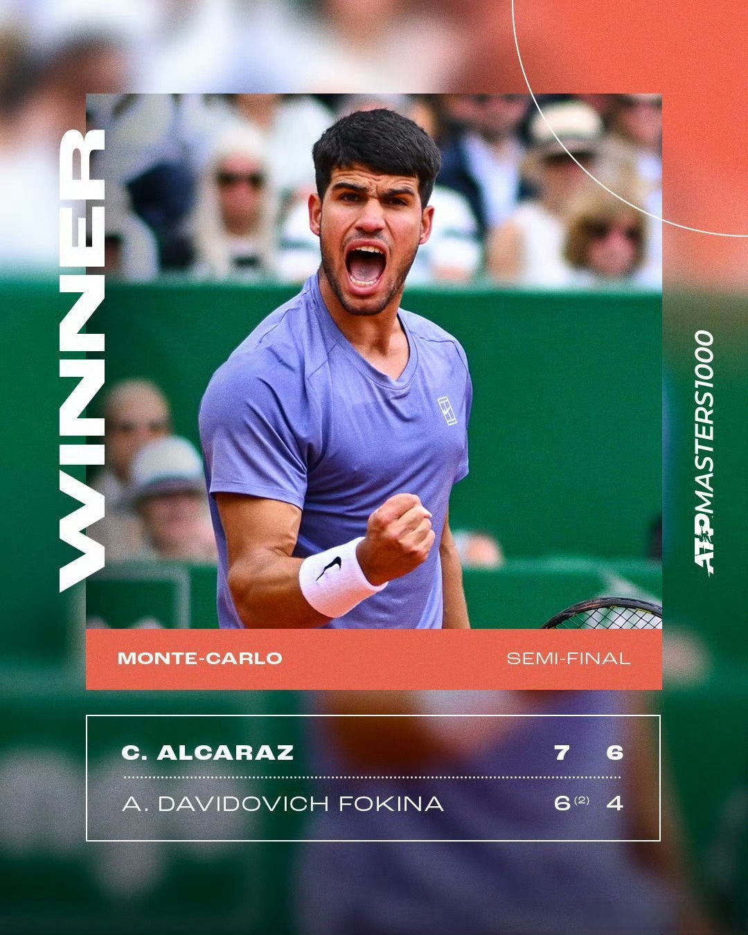 蒙特卡洛大师赛横扫ATP总决赛,穆雷刷新纪录 蒙特卡洛大师赛横扫ATP总决赛,穆雷刷新纪录